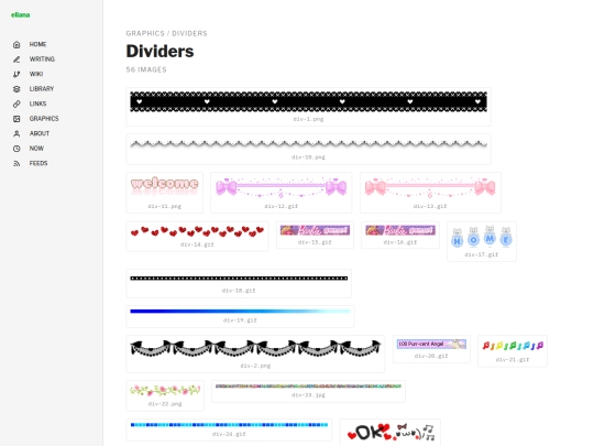 graphics/dividers screenshot