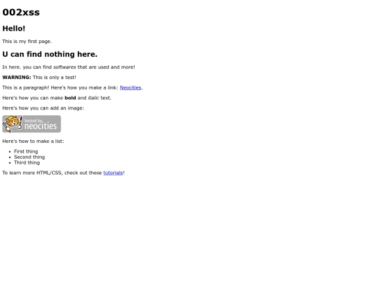 index screenshot