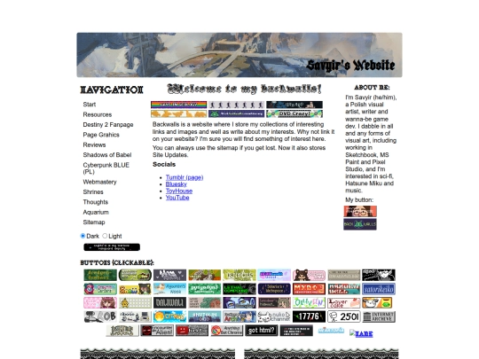 homepage screenshot
