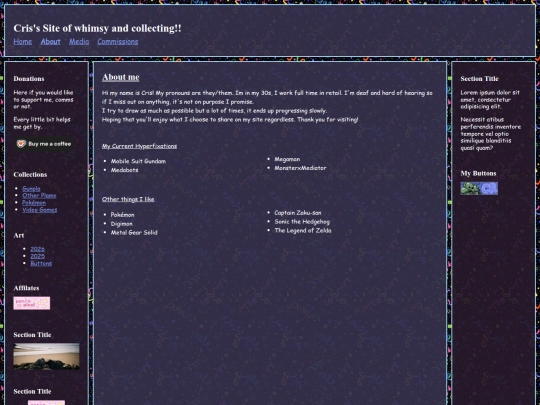 pages/about screenshot