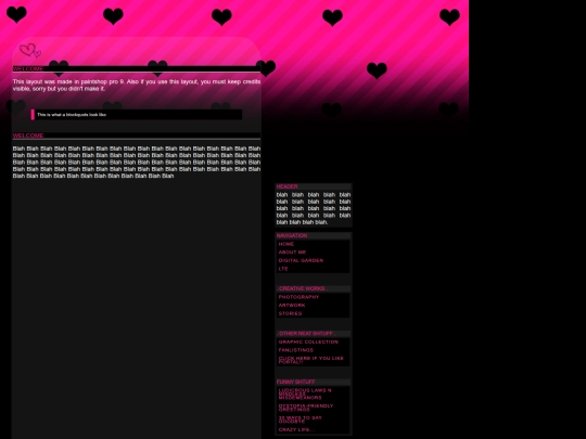 basicsitelayout screenshot