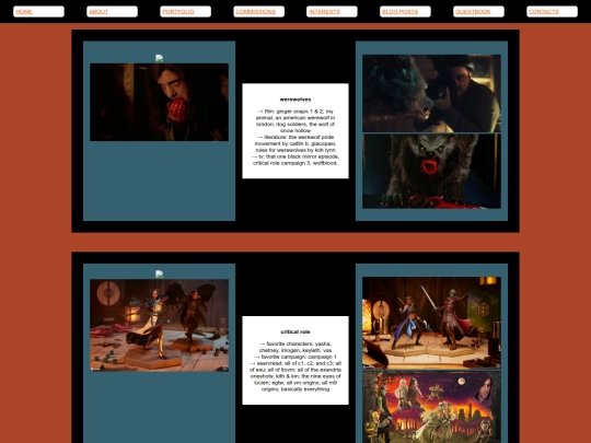 interests screenshot