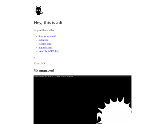 2018-10-06 My spectrwm.conf screenshot