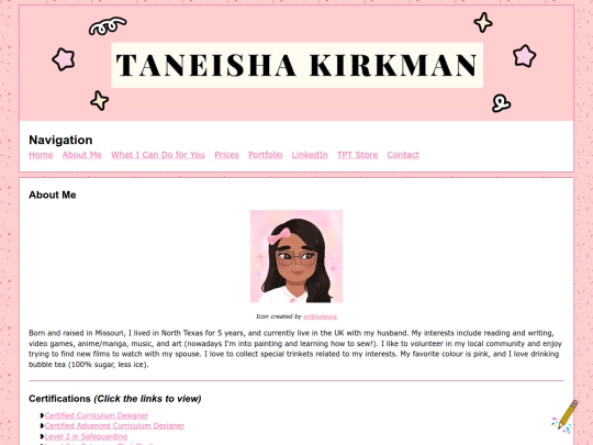aboutme screenshot