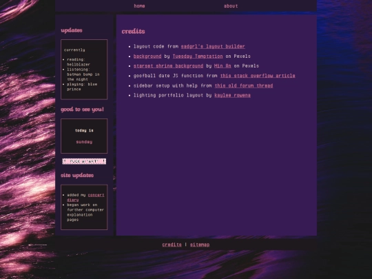 credits screenshot