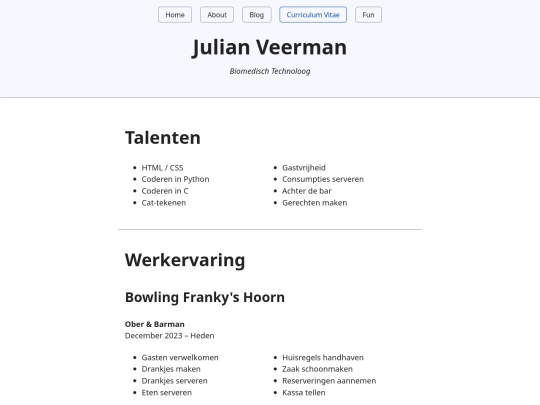 resume screenshot