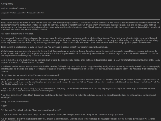 fanfic/ttbeginning screenshot