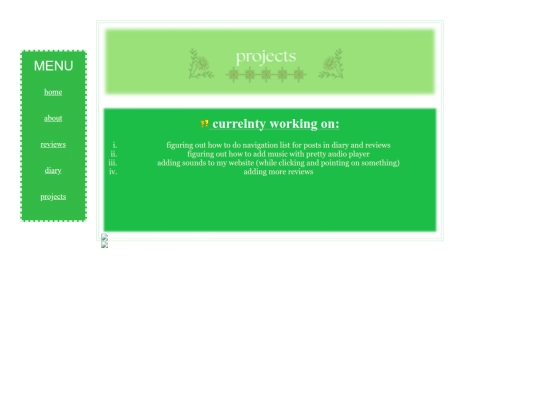 projects screenshot