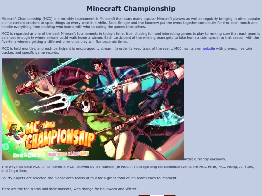 mcc/mcc screenshot