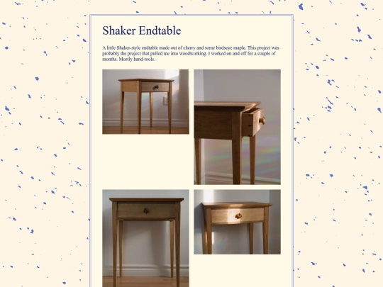shaker-endtable screenshot