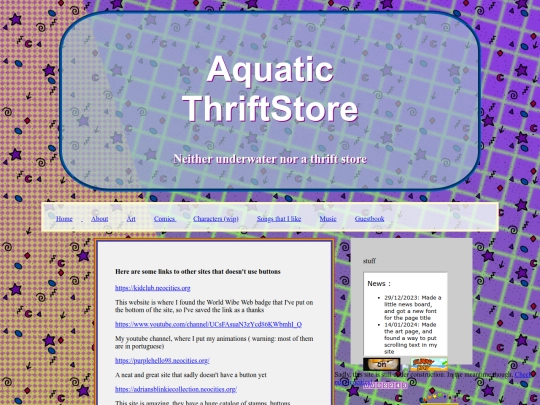 links screenshot