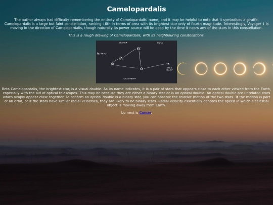 camelopardalis screenshot
