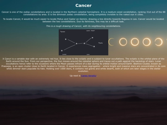 cancer screenshot