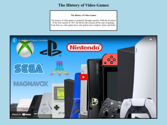 Final Project/FinalProjectHistoryOfVideoGames screenshot