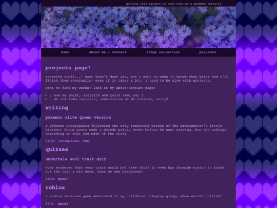 projects screenshot