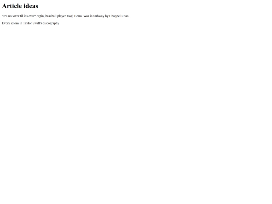articles screenshot