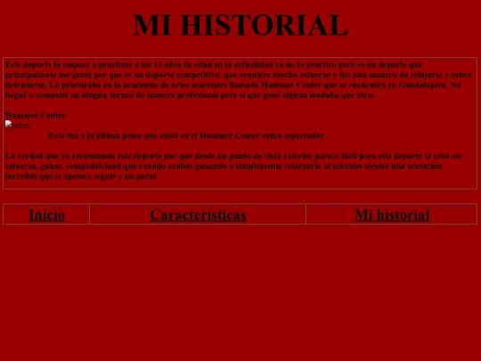 Boxeo/Mihistorial screenshot