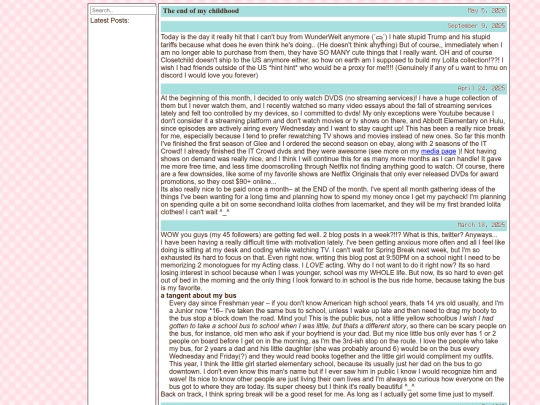 blog screenshot