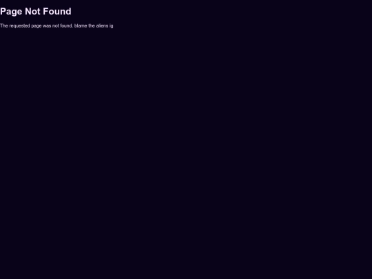 not_found screenshot