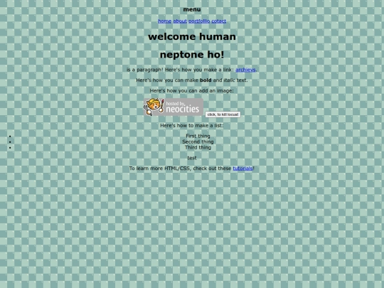 index screenshot