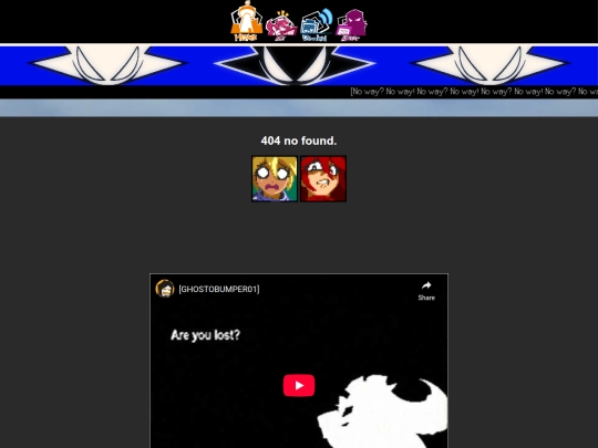 Not Found screenshot