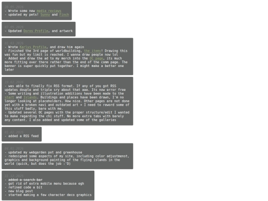 Updates screenshot
