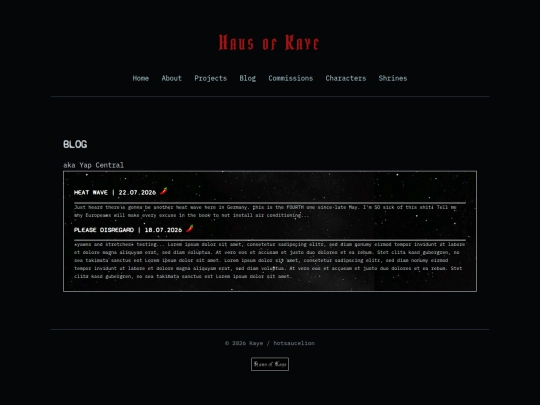 blog screenshot