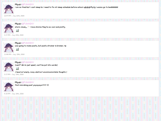 tabs/microblog screenshot
