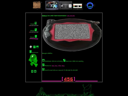 status screenshot