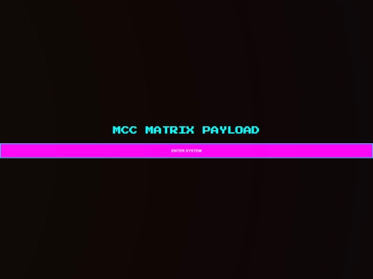 Payload /MCC Payload + Matrix Reader screenshot