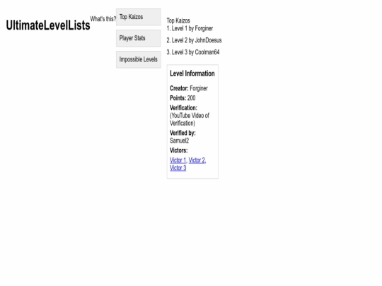 index screenshot