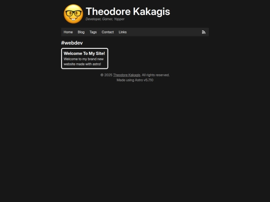 tags/webdev screenshot