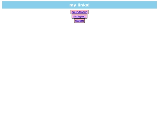 links screenshot