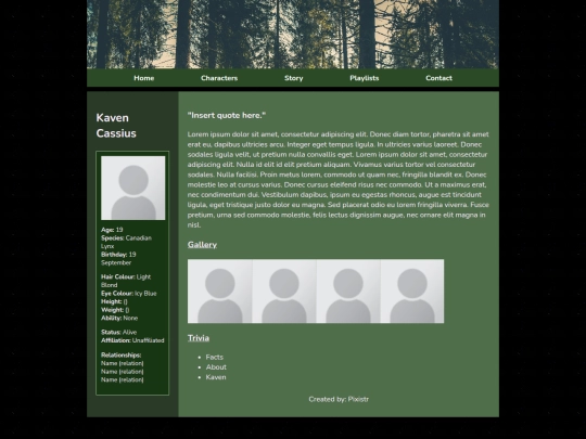 characters/kaven screenshot