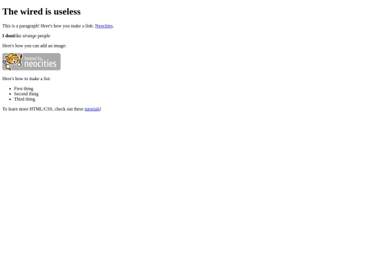 index screenshot