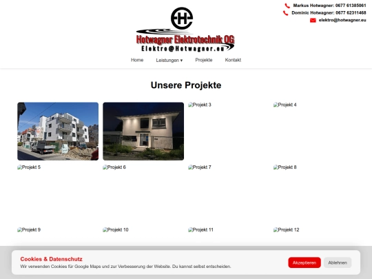 projekte screenshot