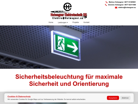 sicherheitsbeleuchtung screenshot
