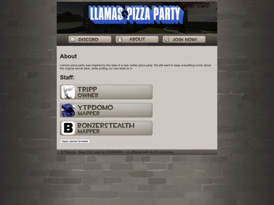 llamaspizzaparty/about screenshot