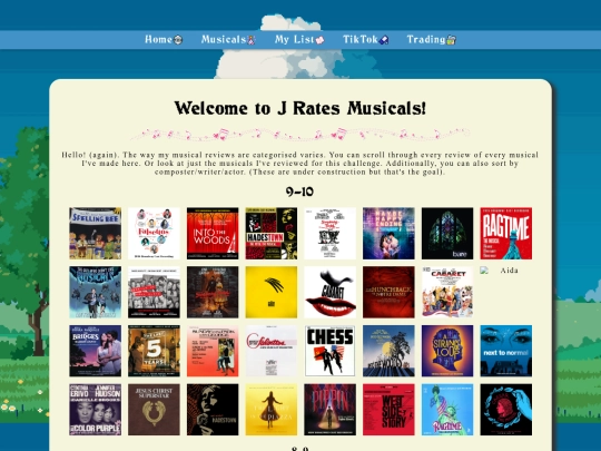 musicals screenshot