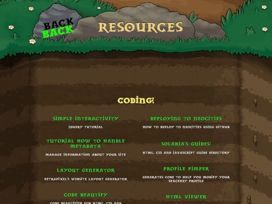 resources screenshot
