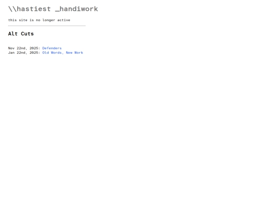 cat/altcuts screenshot