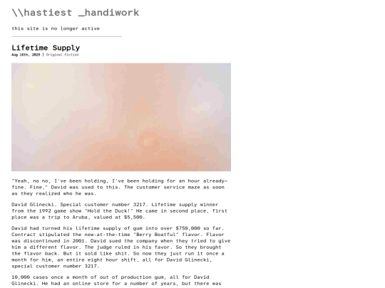 posts/Lifetime_Supply_2025_Aug_16 screenshot