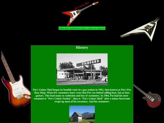 history screenshot