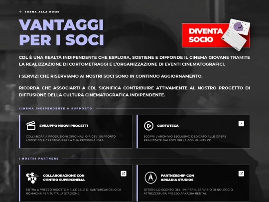 vantaggi-tesseramento screenshot