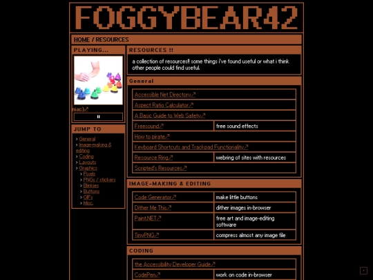 resources screenshot