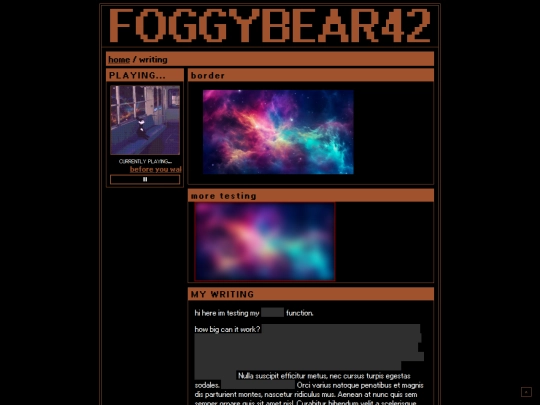 test screenshot