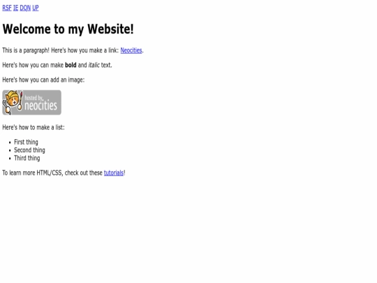 index screenshot