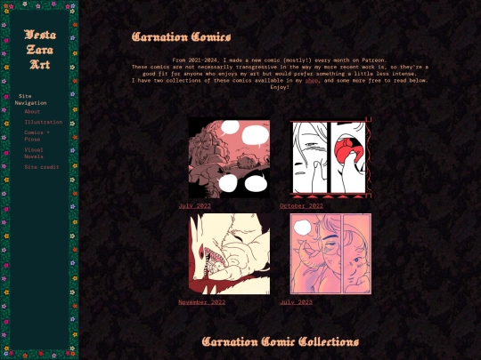 carnation-comics screenshot