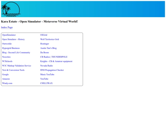 links screenshot