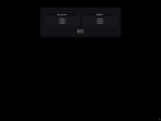 blacklist screenshot